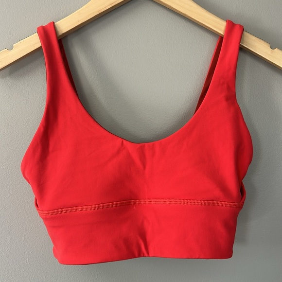 NWT‎ Lululemon Align Reversible Bra *Light Support A/B Cup Cayenne/Carnation Red